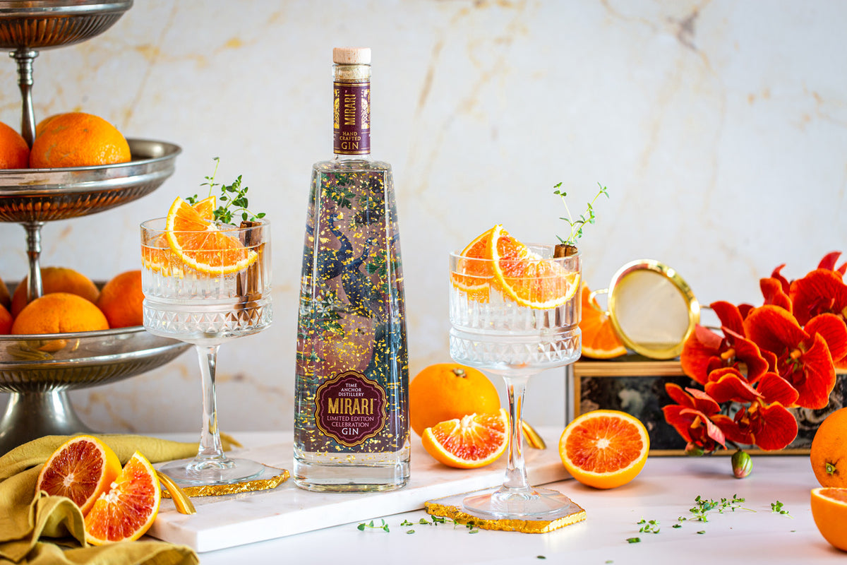 Golden Euphoria: Mirari 23ct Gold Celebration G&T – Time Anchor